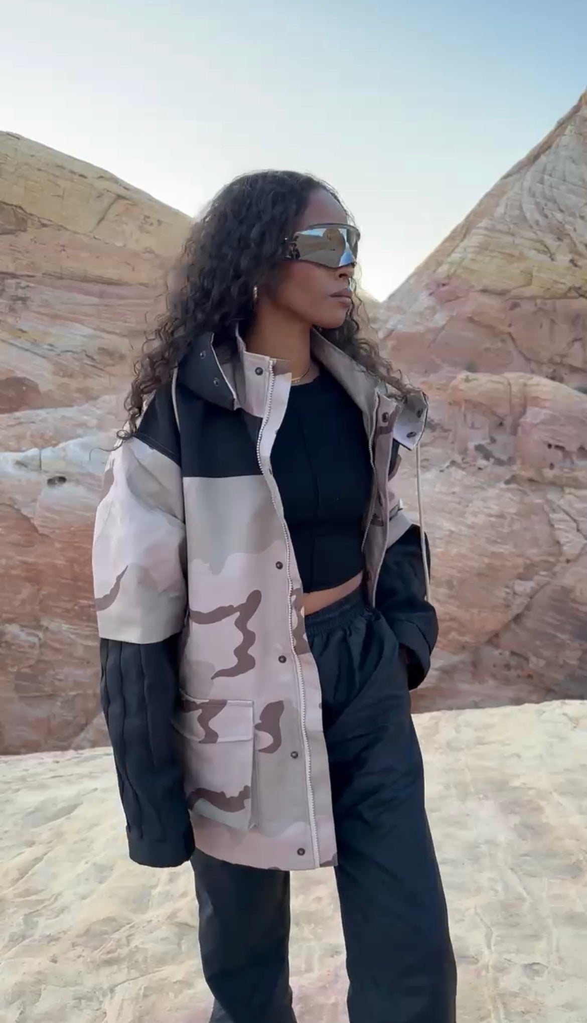 Hybrid Camo Shell Jacket - Gender Neutral
