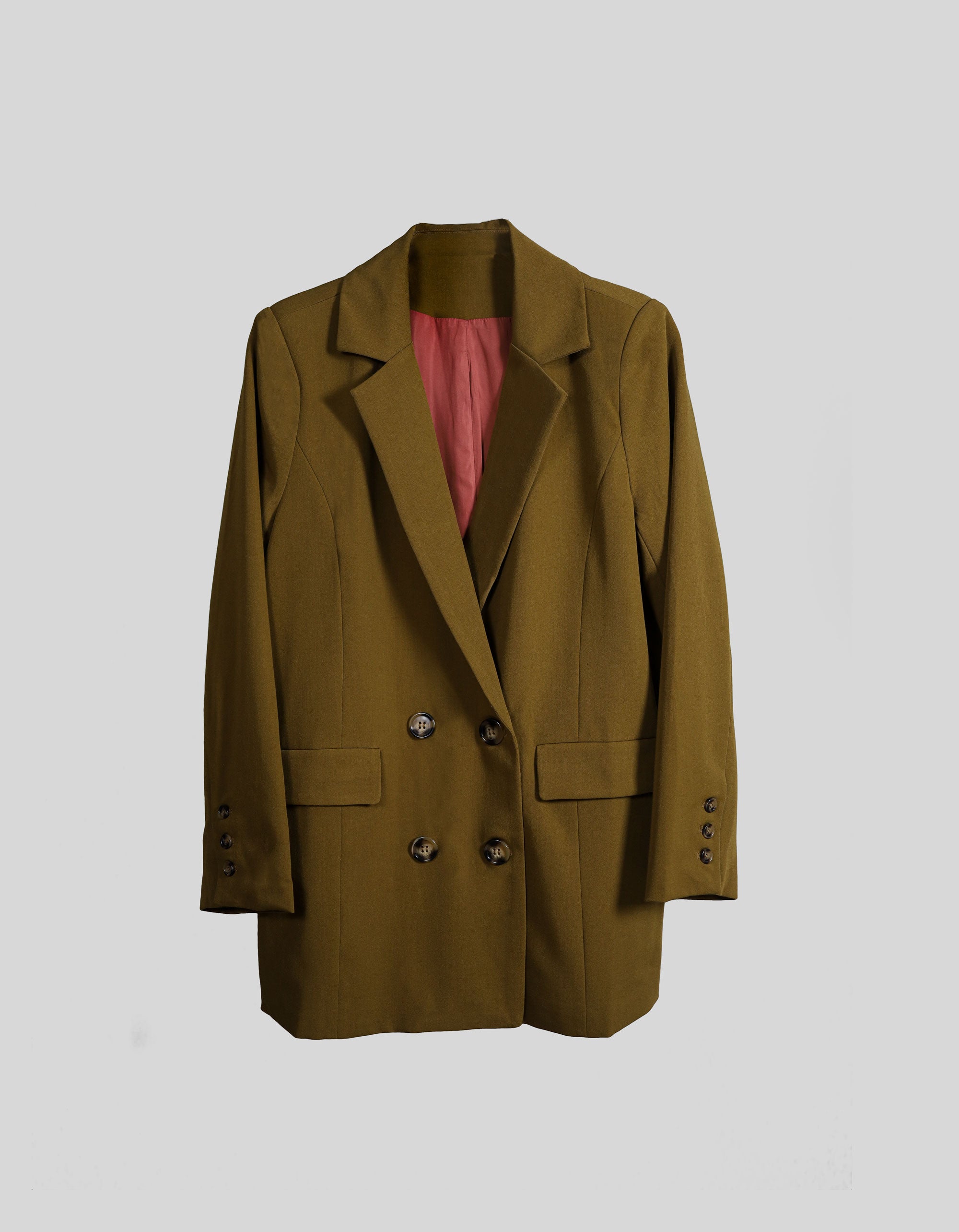 Sweet Olive Double Breasted Blazer